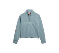 Superdry Sweatshirt à capuche zippé Active Tech Logo Femme Bleu XS