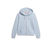 Superdry Sweat zippé Essential Logo Bleu M Femme