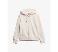 Superdry Essential Logo Full Zip Sweatshirt Beige 2XL Femme