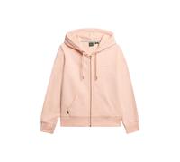 Superdry Essential Logo Full Zip Sweatshirt Rose L Femme