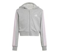 Sweatshirt à capuche zippé fille adidas Essentials Gris 7/8 ans
