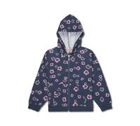 Sweatshirt à capuche zippé fille Roxy Twenty Five Miles Brshd Bleu 16 ans