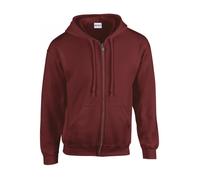Sweatshirt à capuche zippé Gildan Heavy Blend ® - maroon - XL M