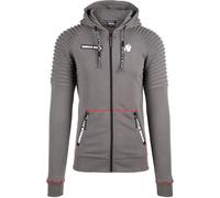 Sweatshirt à capuche zippé Gorilla Wear Georgia Gris L