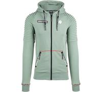 Sweatshirt à capuche zippé Gorilla Wear Georgia Vert M