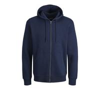Jack & Jones Sweat Bradley – zippé intégral – Bleu 5XL Regular Homme
