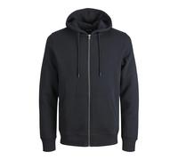 Jack & Jones Sweat zippé Bradley – Noir 6XL Homme Coupe Regular