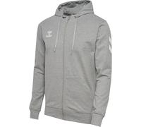 Hummel, hmlGO 2.0 Chevron Sweat à Capuche zippé, Gris chiné, 3XL