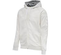 Sweatshirt à capuche zippé - HUMMEL - Go - Blanc - 80% coton - Manches longues XXL