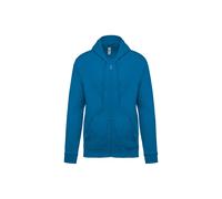 Sweatshirt à capuche zippé Kariban Bleu 4XL