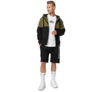Sweatshirt à capuche zippé Lonsdale Lucklawhill - olive/black/white - 2XL XXL