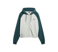 Superdry Essential Logo Osz Raglan Sweatshirt Vert M Femme