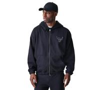 Sweatshirt à capuche zippé New Era Chicago Bulls NBA Linear S