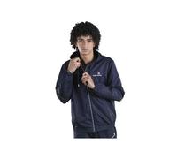 Sweatshirt à capuche zippé Sergio Tacchini Carson - bleu marine/blanc - S XS