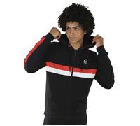 Sweatshirt à capuche zippé Sergio Tacchini Fascia noir-XS S