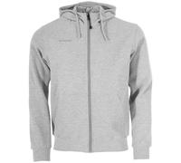 Sweatshirt à capuche zippé Stanno Base Gris 2XL Unisex