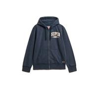 Sweatshirt à capuche zippé Superdry Vintage Athletic Bleu S