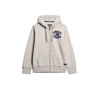 Superdry Vintage Athletic Full Zip Sweatshirt Gris L Homme