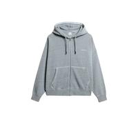 Sweatshirt à capuche zippé surteint femme Superdry Logo Essential Bleu M
