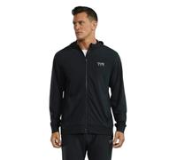 Sweatshirt à capuche zippé TYR Noir L