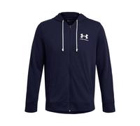 Under Armour Sweat à capuche zippé Rival Terry Hommes ultradoux respirant Midnight Navy/Onyx White L