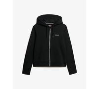 Sweatshirt Ã capuche zippÃ© uni femme Superdry Noir XS