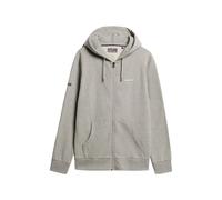 Sweatshirt à capuche zippé uni Superdry Gris 2XL