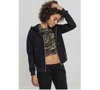 Sweatshirt à capuche zippé - Urban Classic - Femme - Noir - Manches longues - Confortable S