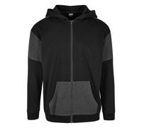 Urban Classics Oversized Patch Full Zip Sweatshirt Noir S Homme
