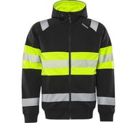 Sweatshirt à capuche zippée de haute visibilité Fristads 7532 GKC Jaune M