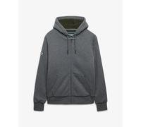Sweatshirt à capuche zippée doublé en borg Superdry Gris XL