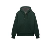 Sweatshirt Ã capuche zippÃ©e doublÃ© en borg Superdry Vert 3XL