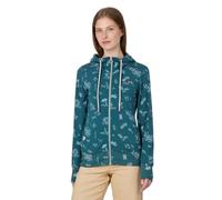 Sweatshirt à capuche zippée femme Ragwear Paya Print Vert S