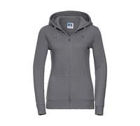 Sweatshirt à capuche zippée femme Russell Athletic Authentic Gris M