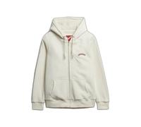 Superdry Borg Lined Full Zip Sweatshirt Blanc XL Femme