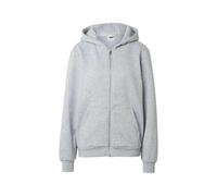 Sweatshirt à capuche zippée femme Urban Classics Fluffy Gris 4XL