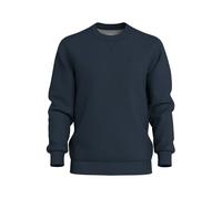 Sweatshirt Ã col ras du cou en coton mÃ©langÃ© avec broderie du logo s.Oliver Bleu M