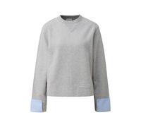Sweatshirt Ã col rond coupe dÃ©contractÃ©e femme s.Oliver Gris 34