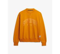Sweatshirt à col rond femme Superdry Varsity Doré S