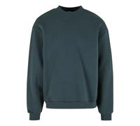 Urban Classics Sweatshirt Col ras du cou moelleux Vert bouteille M
