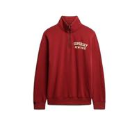 Sweatshirt à col rond zippé Superdry Vintage Athletic Rouge XL