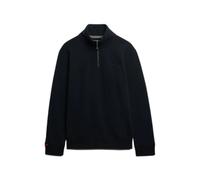 Sweatshirt Ã col rond zippÃ© Superdry Logo Essential Bleu XL