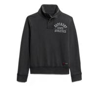 Sweatshirt à col tunisien Superdry Vintage Athletic Noir S