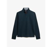 Sweatshirt Ã col zippÃ© Superdry Core Henley Bleu S