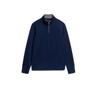 Superdry Core Pique Henley Half Zip Sweater Bleu XL Homme