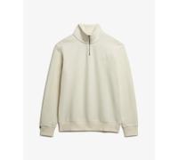 Sweatshirt Ã col zippÃ© Superdry Essential Logo Henley Blanc L