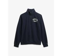 Superdry Sweatshirt Athletic Essentials à col zippé Bleu Taille M Homme