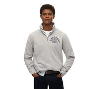 Superdry Athletic Essential Half Zip Sweatshirt Gris L Homme