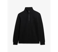 Superdry Essential Logo Henley Sweatshirt Noir L Homme