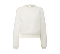 Sweatshirt Ã dÃ©tails en dentelle femme QS Blanc XS